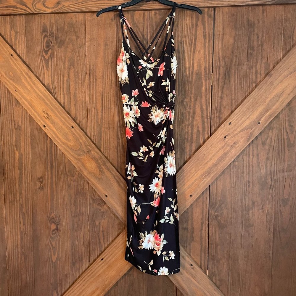 NINE BRITTON Valencia Knit Midi Dress, Medium